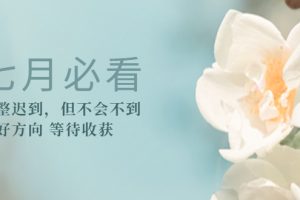 （3117期）某公众号付费文章《七月必看：调整迟到，但不会不到》选好方向 等待收获