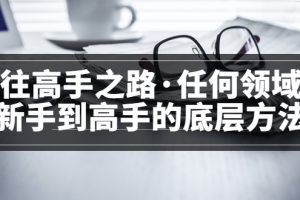 （3378期）粥左罗<通往高手之路·任何领域从新手到高手的底层方法>完结