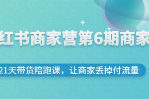 （2696期）小红书商家营第6期商家版，21天带货陪跑课，让商家丢掉付流量