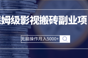 （2504期）保姆级影视搬砖副业项目 无脑操作月入5000+