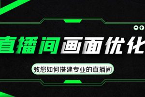 （4681期）直播间画面优化教程，教您如何搭建专业的直播间-价值399元