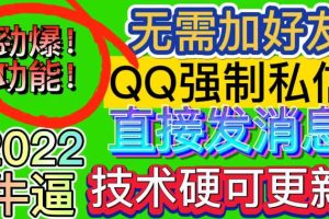 （2990期）QQ强制聊天脚本，支持筛选/发送文字功能，不支持多开【协议版】