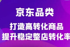 （4383期）京东电商品类定制培训课程，打造高转化商品提升稳定整店转化率