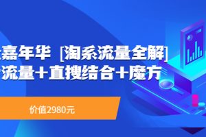 （3458期）流量嘉年华 系列课：免费流量+直搜结合+魔方（价值2980）