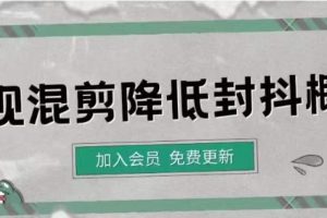 （4165期）影视剪辑如何避免高度重复，影视如何降低混剪作品的封抖概率【视频课程】