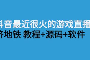 （2537期）抖音最近很火的游戏直播：挤地铁教程+源码+软件