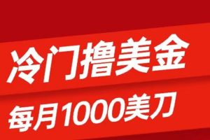 （8299期）冷门撸美金项目：只需无脑发帖子，每月1000刀，小白轻松掌握