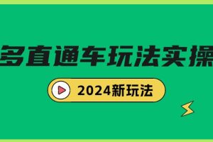 （9412期）多多直通车玩法实战课，2024新玩法（7节课）