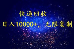 （9464期）完美落地，暴利快递回收项目。每天收入10000+，可无限放大