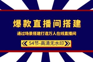 （9502期）爆款直播间-搭建：通过场景搭建-打造万人在线直播间（54节-高清无水印）