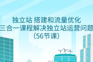 （9156期）独立站 搭建和流量优化，三合一课程解决独立站运营问题（56节课）