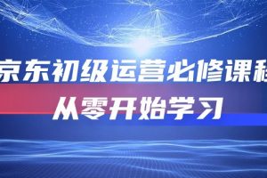 （10261期）京东初级运营必修课程，从零开始学习（49节课）