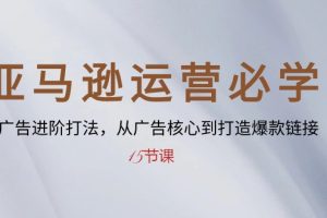 （10531期）亚马逊运营必学： SP广告进阶打法，从广告核心到打造爆款链接-15节课