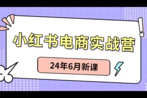 （10984期）小红书电商实战营：小红书笔记带货和无人直播，24年6月新课