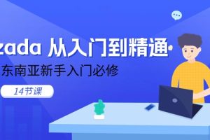 （11024期）lazada 从入门到精通，跨境东南亚新手入门必修（14节课）